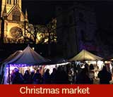 The Lincoln Christmas Market in Lincoln, Lincolnshire, England